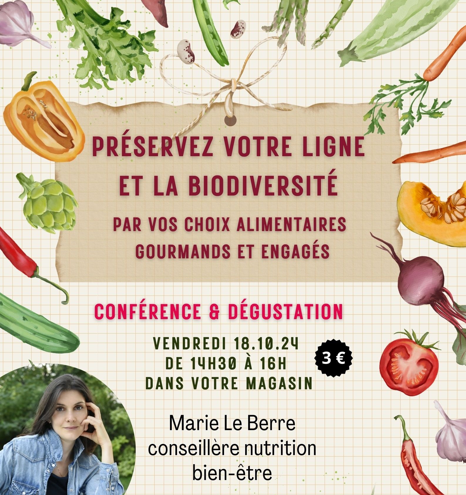conf degustation PRESERVEZ votre ligne et la BIODIVERSITE 1